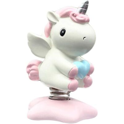 OEM 1 Pièce Licorne Secouant La Tête Ornement De Signe De Tête Dessin Animé Tableau De Bord De Voiture Jouet Décoratif Accessoires De Parure De Voiture (rose) - Publicité OEM 1 Pièce Licorne Secouant La Tête Ornement De Signe De Tête Dessin Animé Tableau De Bord De Voiture Jouet Décoratif Accessoires De Parure De Voiture (rose) - Publicité