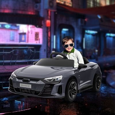 MIDUODUO Voiture Électrique Pour Enfants 12v Avec 2 Moteurs 4 Roues À Ressorts,klaxon Phare Musique Démarrage Doux Pour 3 À 5 Ans Gris. Publicité MIDUODUO Voiture Électrique Pour Enfants 12v Avec 2 Moteurs 4 Roues À Ressorts,klaxon Phare Musique Démarrage Doux Pour 3 À 5 Ans Gris. Publicité