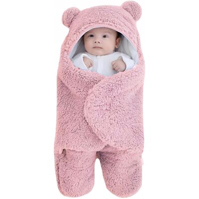 OEM Sac De Couchage, Cocon Pour Bébé, Ours En Peluche, Fourrure, Rose L75j - Publicité OEM Sac De Couchage, Cocon Pour Bébé, Ours En Peluche, Fourrure, Rose L75j - Publicité