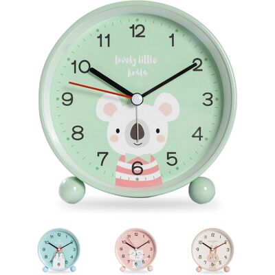 OEM Réveil Enfant Silencieux Sans Tic-tac Dessin Animé Chambre Numérique Réveil Chevet Veilleuse Musique Réveillez (koala Vert) - Publicité OEM Réveil Enfant Silencieux Sans Tic-tac Dessin Animé Chambre Numérique Réveil Chevet Veilleuse Musique Réveillez (koala Vert) - Publicité