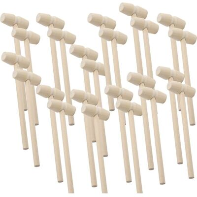 OEM 24 Pièces Mini Marteau En Bois Crabe Homard Maillets Martelant Enfants Jouet Fruits De Mer Coquille Fissure Marteau Pour Le Chocolat Artisanat Faisant Outil - Publicité OEM 24 Pièces Mini Marteau En Bois Crabe Homard Maillets Martelant Enfants Jouet Fruits De Mer Coquille Fissure Marteau Pour Le Chocolat Artisanat Faisant Outil - Publicité