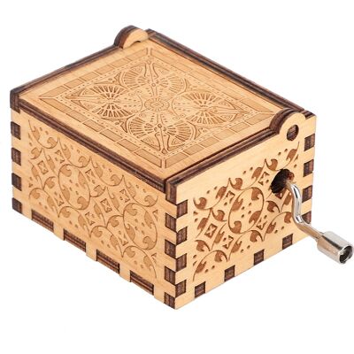 LBVIE Boîte À Musique En Contreplaqué Sculpté À Manivelle, Jouet Musical En Bois Gravé, Artisanat, Cadeau Pour Enfant, Décoration Intérieure (3) - Publicité LBVIE Boîte À Musique En Contreplaqué Sculpté À Manivelle, Jouet Musical En Bois Gravé, Artisanat, Cadeau Pour Enfant, Décoration Intérieure (3) - Publicité