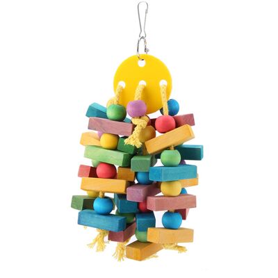 XVX Jouet Suspendu Pour Perroquets Et Oiseaux – Balançoire En Bois Naturel, Solide Et Sécurisée, Idéal Pour Stimuler Leur Activité - Publicité XVX Jouet Suspendu Pour Perroquets Et Oiseaux – Balançoire En Bois Naturel, Solide Et Sécurisée, Idéal Pour Stimuler Leur Activité - Publicité