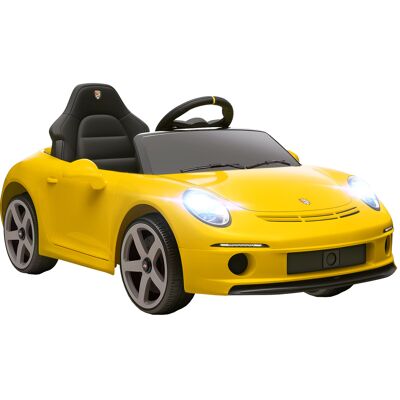 MIDUODUO Voiture Électrique Pour Enfants, Télécommandable, Musique, Klaxon, Usb, Ceinture De Sécurité, Depuis 3 À 5 Ans, Jaune - Publicité MIDUODUO Voiture Électrique Pour Enfants, Télécommandable, Musique, Klaxon, Usb, Ceinture De Sécurité, Depuis 3 À 5 Ans, Jaune - Publicité
