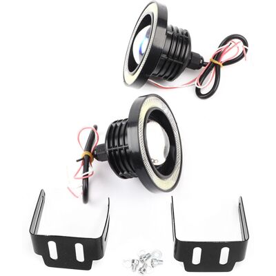 PELTOR Jeffergarden Paire De Phares Antibrouillard À Del De 3,5 Pouces Avec Anneaux Lumineux Cob, Ensemble De Remplacement Universel Pour Voiture, Vus Et Camion, Lumière Blanche - Publicité PELTOR Jeffergarden Paire De Phares Antibrouillard À Del De 3,5 Pouces Avec Anneaux Lumineux Cob, Ensemble De Remplacement Universel Pour Voiture, Vus Et Camion, Lumière Blanche - Publicité