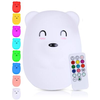 OEM Veilleuse Ours (grande) - Avec Fonction De Tapotement Et Télécommande - Lampe Led De Nuit Rechargeable - Cadeau De Naissance - Jouet - Chambre De Bébé - Lampe Enfant Premium - Publicité OEM Veilleuse Ours (grande) - Avec Fonction De Tapotement Et Télécommande - Lampe Led De Nuit Rechargeable - Cadeau De Naissance - Jouet - Chambre De Bébé - Lampe Enfant Premium - Publicité
