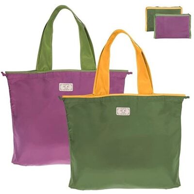 HONORNIC Sac De Courses Réutilisable, Grand Sac De Courses Pliable Avec Fermeture Éclair, Sac De Courses Étanche - Publicité HONORNIC Sac De Courses Réutilisable, Grand Sac De Courses Pliable Avec Fermeture Éclair, Sac De Courses Étanche - Publicité