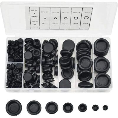 OEM Passe Fils Caoutchouc À 7 Tailles Bouchons En Caoutchouc, Bouchon De Trou Avec Boîtier D'Organisateur Kit De Joint De Bague De Fil Électrique Pour Voiture Tuyau D'Eau Pompe 170 Pcs - Publicité OEM Passe Fils Caoutchouc À 7 Tailles Bouchons En Caoutchouc, Bouchon De Trou Avec Boîtier D'Organisateur Kit De Joint De Bague De Fil Électrique Pour Voiture Tuyau D'Eau Pompe 170 Pcs - Publicité
