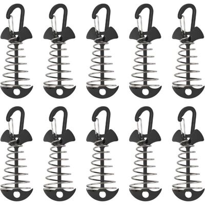 OEM Piquets D'Ancrage De Pont, Lot De 10, En Alliage D'Aluminium Coupe-vent Avec Boucle À Ressort, Ancre De Camping Portable. Publicité OEM Piquets D'Ancrage De Pont, Lot De 10, En Alliage D'Aluminium Coupe-vent Avec Boucle À Ressort, Ancre De Camping Portable. Publicité
