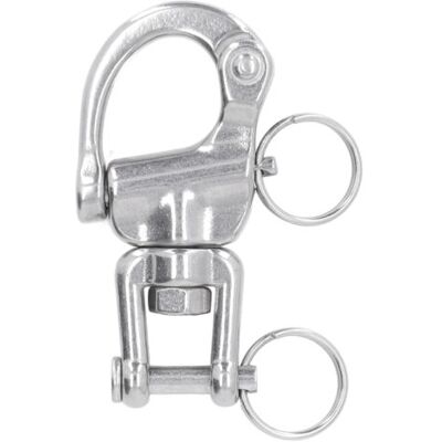OEM Mousqueton Pivotant À Ouverture Rapide Pour Bateau À Voile, En Acier Inoxydable 316. Publicité OEM Mousqueton Pivotant À Ouverture Rapide Pour Bateau À Voile, En Acier Inoxydable 316. Publicité