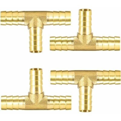 OEM 4 Pièces 6mm Pièce En T Connecteur De Tuyau En Laiton Connecteur D'Extension De Tuyau Connecteur De Tuyau D'Air Comprimé Connecteur De Tuyau De Carburant - Publicité OEM 4 Pièces 6mm Pièce En T Connecteur De Tuyau En Laiton Connecteur D'Extension De Tuyau Connecteur De Tuyau D'Air Comprimé Connecteur De Tuyau De Carburant - Publicité