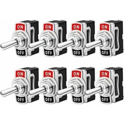 OEM Interrupteur À Bascule Professionnel Pour Voiture, Lot De 8, Marche/arrêt, 2 Positions, Connecteur Spst Métallique À 2 Broches, Pour Voiture, Bateau, Camion, 10 A, 125 V Ca / 6 A, 250 V Ca - Publicité OEM Interrupteur À Bascule Professionnel Pour Voiture, Lot De 8, Marche/arrêt, 2 Positions, Connecteur Spst Métallique À 2 Broches, Pour Voiture, Bateau, Camion, 10 A, 125 V Ca / 6 A, 250 V Ca - Publicité
