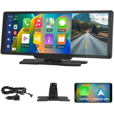 OEM 10.26 Pouces Stéréo De Voiture Portable Avec A-pple Carplay Android Auto Sans Fil. Écran Tactile 7-32v. Assistant Vocal De Caméra Arrière/bluetooth/transmetteur Fm/aux/tf Carte - Publicité OEM 10.26 Pouces Stéréo De Voiture Portable Avec A-pple Carplay Android Auto Sans Fil. Écran Tactile 7-32v. Assistant Vocal De Caméra Arrière/bluetooth/transmetteur Fm/aux/tf Carte - Publicité