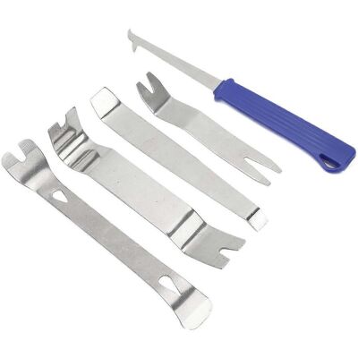 FLAMMKRAFT Lot De 5 Outils De Démontage Audio, Barre De Levier Pour Garnitures De Voiture, Panneaux De Porte, Tableau De Bord Et Autoradio. Publicité FLAMMKRAFT Lot De 5 Outils De Démontage Audio, Barre De Levier Pour Garnitures De Voiture, Panneaux De Porte, Tableau De Bord Et Autoradio. Publicité