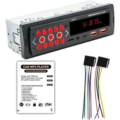 OEM Autoradio Multifonctionnel Simple Din Avec Lecteur Mp3 Bluetooth, Radio Fm, Appels Mains Libres, Double Port Usb/lecteur De Cartes Tf, Entrée Auxiliaire, Charge Rapide Usb-c Et Télécommande. Publicité OEM Autoradio Multifonctionnel Simple Din Avec Lecteur Mp3 Bluetooth, Radio Fm, Appels Mains Libres, Double Port Usb/lecteur De Cartes Tf, Entrée Auxiliaire, Charge Rapide Usb-c Et Télécommande. Publicité