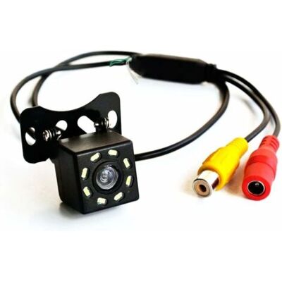 ABYSSE Caméra De Recul Hd Ccd 8 Led Vision Nocturne 170° Mini Caméra De Recul 12 V Cc (avant Ou Arrière) - Publicité ABYSSE Caméra De Recul Hd Ccd 8 Led Vision Nocturne 170° Mini Caméra De Recul 12 V Cc (avant Ou Arrière) - Publicité