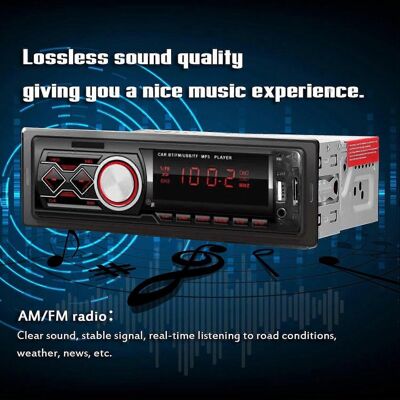 FLAMMKRAFT Autoradio Mono-din Bluetooth Mp3 Fm, Appel Mains-libres, Prise Usb/tf/aux, Lecteur Radio Voiture. Publicité FLAMMKRAFT Autoradio Mono-din Bluetooth Mp3 Fm, Appel Mains-libres, Prise Usb/tf/aux, Lecteur Radio Voiture. Publicité