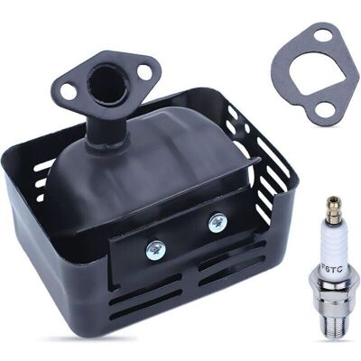 OEM Kit De Silencieux Échappement Pour Honda Gx200 Gx160 Gx120 Gx140. Echappement Avec Tuyau + Joint + Bougie D'Allumage Pièces De Rechange Silencieux Moteur Accessoires - Publicité OEM Kit De Silencieux Échappement Pour Honda Gx200 Gx160 Gx120 Gx140. Echappement Avec Tuyau + Joint + Bougie D'Allumage Pièces De Rechange Silencieux Moteur Accessoires - Publicité