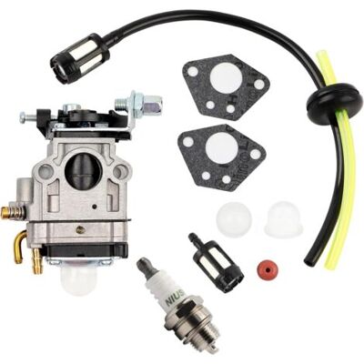 OEM Carburateur Pour Débroussailleuse 52cc 49cc 43cc Carbu Kit Avec Joint, Tuyau, Bougie D'Allumage Et Filtre À Essence.carburateur Debroussailleuse - Publicité OEM Carburateur Pour Débroussailleuse 52cc 49cc 43cc Carbu Kit Avec Joint, Tuyau, Bougie D'Allumage Et Filtre À Essence.carburateur Debroussailleuse - Publicité