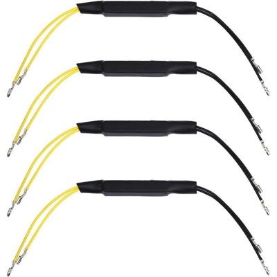 OEM 4 Pcs Moto Led Flasher 12v Led Moto Clignotant Indicateur Résistance Adaptateur Pour Moto Auto Bicyclette Scooter Quad Cruiser Harley Kawasaki Yamaha Off Road (27w) - Publicité OEM 4 Pcs Moto Led Flasher 12v Led Moto Clignotant Indicateur Résistance Adaptateur Pour Moto Auto Bicyclette Scooter Quad Cruiser Harley Kawasaki Yamaha Off Road (27w) - Publicité