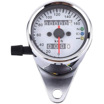 OEM Odomètre 1pc Universel Moto Compteur Vitesse Indicateur Jauge -double Affichage Numérique Km/h(argent)-dou - Publicité OEM Odomètre 1pc Universel Moto Compteur Vitesse Indicateur Jauge -double Affichage Numérique Km/h(argent)-dou - Publicité
