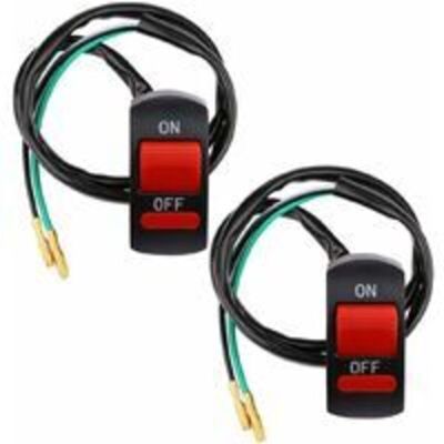 OEM 2pcs 22mm Interrupteur De Guidon,commutateur De Guidon De Moto Démarreur Electrique Etanche Universel Led Phare On/off - Publicité OEM 2pcs 22mm Interrupteur De Guidon,commutateur De Guidon De Moto Démarreur Electrique Etanche Universel Led Phare On/off - Publicité