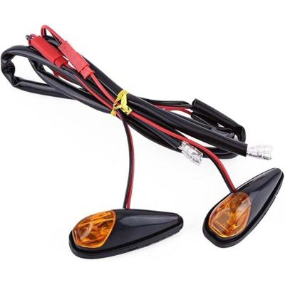 OEM 2 Pcs 12v Feux Clignotant, Feux De Signal Indicateur De Clignotant Lumière De Clignotants Moto Flush Mount Led Universel Lampe Ambre Avant Arrière Noir Feux De Moto - Publicité OEM 2 Pcs 12v Feux Clignotant, Feux De Signal Indicateur De Clignotant Lumière De Clignotants Moto Flush Mount Led Universel Lampe Ambre Avant Arrière Noir Feux De Moto - Publicité