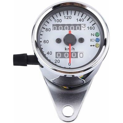 OEM Compteur De Vitesse Moto Jauge 1 Pc Universel Moto Compteur Kilométrique Indicateur De Vitesse Jauge Signal Double Affichage Numérique(argent) - Publicité OEM Compteur De Vitesse Moto Jauge 1 Pc Universel Moto Compteur Kilométrique Indicateur De Vitesse Jauge Signal Double Affichage Numérique(argent) - Publicité