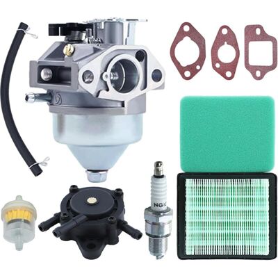 ACKERMAN Kit De Carburateur Pour Honda Gcv190 Tondeuse, Adefol Carburateur Avec Filtre À Air & Joint & Bougie & Pompe À Carburant Pièces De Rechange De Moteur Accessoire 9 En 1 - Publicité ACKERMAN Kit De Carburateur Pour Honda Gcv190 Tondeuse, Adefol Carburateur Avec Filtre À Air & Joint & Bougie & Pompe À Carburant Pièces De Rechange De Moteur Accessoire 9 En 1 - Publicité
