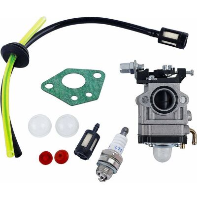FOREHILL Carburateur Débroussailleuse 52cc 49cc 43cc – Joint, Tuyau, Bougie D'Allumage, Filtre À Carburant – Matériau Alliage Durable – Économie De Carburant - Publicité FOREHILL Carburateur Débroussailleuse 52cc 49cc 43cc – Joint, Tuyau, Bougie D'Allumage, Filtre À Carburant – Matériau Alliage Durable – Économie De Carburant - Publicité