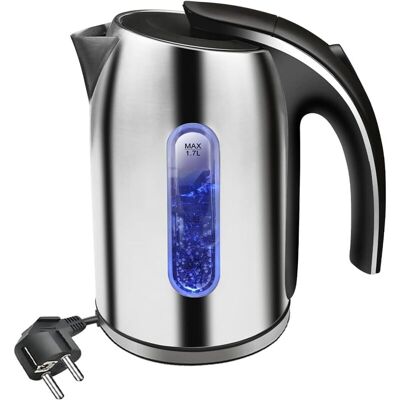 Melissa Bouilloire Électrique Inox Avec Illumination Led, Capacité De 1,7 Litres, Bouilloire Électrique En Acier Inoxydable, 2200w Sans Bpa, Auto-arrêt & Protection Anti-ébullition À Sec - Publicité Melissa Bouilloire Électrique Inox Avec Illumination Led, Capacité De 1,7 Litres, Bouilloire Électrique En Acier Inoxydable, 2200w Sans Bpa, Auto-arrêt & Protection Anti-ébullition À Sec - Publicité