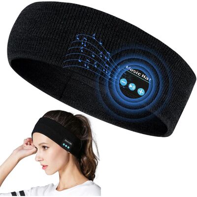 RUNXIZHOU Bandeau Bluetooth Sport & Sommeil, Casque Audio Sans Fil Avec Tissu Respirant Anti Transpiration, Boutons De Réglage Latéraux, 6-10h Autonomie, Hd Stéréo, Pour Dormir, Yoga, Méditation, Running - Publicité RUNXIZHOU Bandeau Bluetooth Sport & Sommeil, Casque Audio Sans Fil Avec Tissu Respirant Anti Transpiration, Boutons De Réglage Latéraux, 6-10h Autonomie, Hd Stéréo, Pour Dormir, Yoga, Méditation, Running - Publicité