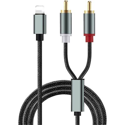 ECLEANFY Câble Adaptateur Audio Pour Téléphone Vers Rca, Câble Lotus, Amplificateur Audio, Liaison Audio Pour Haut-parleur, Câble Lightning Pour Iphone (séries Iphone 6 À 14). Publicité ECLEANFY Câble Adaptateur Audio Pour Téléphone Vers Rca, Câble Lotus, Amplificateur Audio, Liaison Audio Pour Haut-parleur, Câble Lightning Pour Iphone (séries Iphone 6 À 14). Publicité