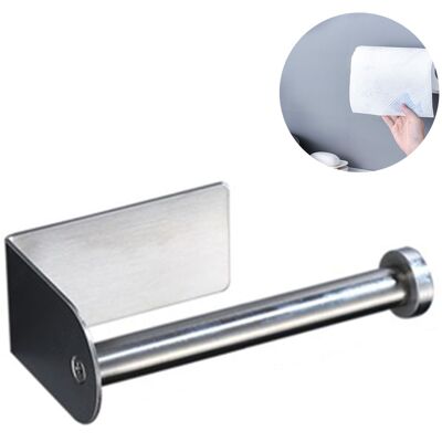 TOVBMUP Porte-papier Toilette Autocollant Chromé, Support De Papier Toilette 3m, Acier Inoxydable, Porte-rouleau De Papier Toilette Sans Perçage Pour Salle De Bain Et Cuisine - Publicité TOVBMUP Porte-papier Toilette Autocollant Chromé, Support De Papier Toilette 3m, Acier Inoxydable, Porte-rouleau De Papier Toilette Sans Perçage Pour Salle De Bain Et Cuisine - Publicité