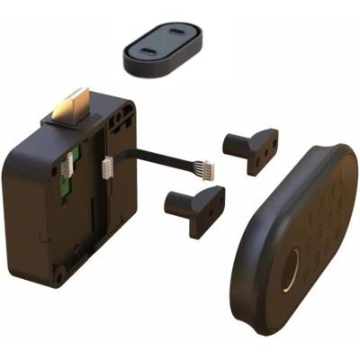 RUNXIZHOU Serrure Rfid Électronique À Empreintes Digitales Pour Armoire Antivol Batterie Faible Avertissement Bricolage Meubles En Bois Intimité Pour La Maison Et Le Bureau - Publicité RUNXIZHOU Serrure Rfid Électronique À Empreintes Digitales Pour Armoire Antivol Batterie Faible Avertissement Bricolage Meubles En Bois Intimité Pour La Maison Et Le Bureau - Publicité