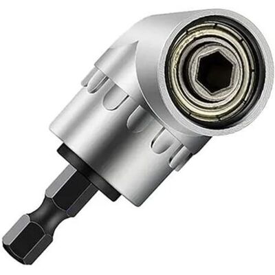 RUNXIZHOU Adaptateur De Perçage À Angle Droit 1/4 Pouce 105 Degrés Avec Tige Hexagonale Et Porte-mèche Angulaire Sliver - Publicité RUNXIZHOU Adaptateur De Perçage À Angle Droit 1/4 Pouce 105 Degrés Avec Tige Hexagonale Et Porte-mèche Angulaire Sliver - Publicité