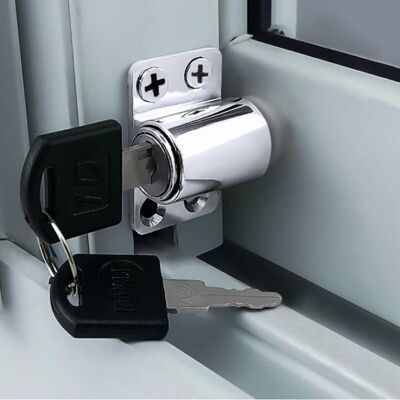 OEM Serrure De Fenêtre Avec Clé En Alliage D’aluminium – Sécurité Renforcée Pour Cadre De Porte-fenêtre – Lot De 2 - Publicité OEM Serrure De Fenêtre Avec Clé En Alliage D’aluminium – Sécurité Renforcée Pour Cadre De Porte-fenêtre – Lot De 2 - Publicité