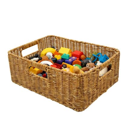 RUNXIZHOU Paniers D'Organisation - Boîte De Rangement Étanche Panier D'Organisation En Rotin Synthétique Pour Chambre À Coucher, Cuisine, Armoire, Buanderie, Garde-manger, Chambre D'Étudiant, Jouets - Publicité RUNXIZHOU Paniers D'Organisation - Boîte De Rangement Étanche Panier D'Organisation En Rotin Synthétique Pour Chambre À Coucher, Cuisine, Armoire, Buanderie, Garde-manger, Chambre D'Étudiant, Jouets - Publicité