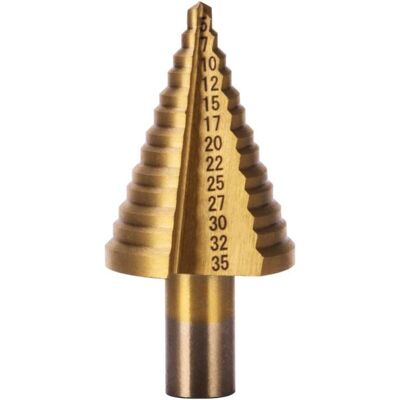 Ecleanfy - Foret Étagé Hss Titane 5-35 Mm – Pour Perçage Plastique, Cuivre, Aluminium – Coffret De Rangement Inclus – Résistance À La Chaleur Et Corrosion - Publicité Ecleanfy - Foret Étagé Hss Titane 5-35 Mm – Pour Perçage Plastique, Cuivre, Aluminium – Coffret De Rangement Inclus – Résistance À La Chaleur Et Corrosion - Publicité
