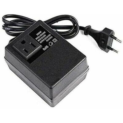 OEM Transformateur 220v À 110v 200w – Prise Européenne – Tension De Sortie Ac 110v – Fréquence 50/60hz Pour Appareils Compatibles - Publicité OEM Transformateur 220v À 110v 200w – Prise Européenne – Tension De Sortie Ac 110v – Fréquence 50/60hz Pour Appareils Compatibles - Publicité