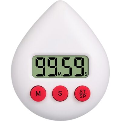 TOVBMUP Minuteur De Salle De Bain En Forme De Goutte D'Eau, Minuteur De Douche Numérique Portable Pour Cuisine Et Douche, Blanc - Publicité TOVBMUP Minuteur De Salle De Bain En Forme De Goutte D'Eau, Minuteur De Douche Numérique Portable Pour Cuisine Et Douche, Blanc - Publicité