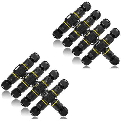 OEM Connecteur Étanche En T, 8 Connecteurs De Câble Étanches Ip68, Boîte De Jonction 3 Voies, Pour Câbles De 3 À 12 Mm De Diamètre - Publicité OEM Connecteur Étanche En T, 8 Connecteurs De Câble Étanches Ip68, Boîte De Jonction 3 Voies, Pour Câbles De 3 À 12 Mm De Diamètre - Publicité