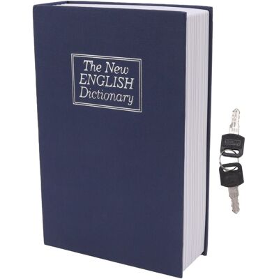 TOVBMUP Coffre-fort Factice En Forme De Livre, Boîte De Rangement Portable Avec Serrure À Clé, Noir, Idéal Comme Cadeau D'Anniversaire. Publicité TOVBMUP Coffre-fort Factice En Forme De Livre, Boîte De Rangement Portable Avec Serrure À Clé, Noir, Idéal Comme Cadeau D'Anniversaire. Publicité