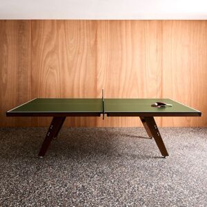 SWEEEK Table De Ping Pong Intérieur Deluxe Kaki Avec 2 Raquettes Et 3 Balles - Publicité SWEEEK Table De Ping Pong Intérieur Deluxe Kaki Avec 2 Raquettes Et 3 Balles - Publicité