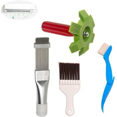 OEM Ensemble De 4 Brosses De Nettoyage Pour Climatiseur, Peignes À Ailettes, Condenseur À Ailettes, Brosse Pliante Bleue, Outil De Nettoyage, Outil De Réparation Gelé, Peigne De Nettoyage Multifonction, N - Publicité OEM Ensemble De 4 Brosses De Nettoyage Pour Climatiseur, Peignes À Ailettes, Condenseur À Ailettes, Brosse Pliante Bleue, Outil De Nettoyage, Outil De Réparation Gelé, Peigne De Nettoyage Multifonction, N - Publicité