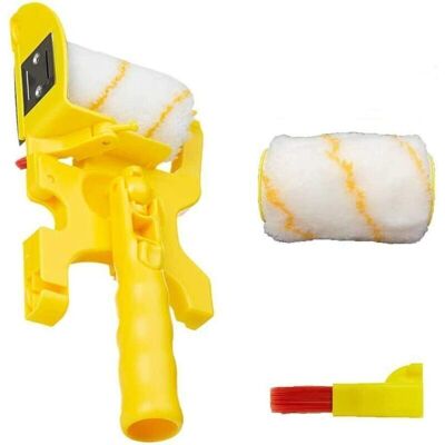 SANS MARQUE Brosse À Rouleau De Coupe-bordures À Coupe Nette, Coupe-bordures Avec 1 Paquet De Rouleaux De Rechange, 1 Paquet De Brosses Pour Plafonds Muraux 5 Pièces - Publicité SANS MARQUE Brosse À Rouleau De Coupe-bordures À Coupe Nette, Coupe-bordures Avec 1 Paquet De Rouleaux De Rechange, 1 Paquet De Brosses Pour Plafonds Muraux 5 Pièces - Publicité