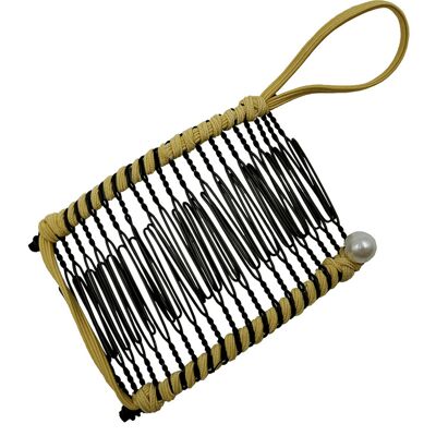 OEM Pince À Cheveux Banane Extensible, Peigne Double, Accessoire Pour Cheveux Épais Et Extensibles, 20 Dents, Pince À Cheveux Jaune Pour Femmes - Publicité OEM Pince À Cheveux Banane Extensible, Peigne Double, Accessoire Pour Cheveux Épais Et Extensibles, 20 Dents, Pince À Cheveux Jaune Pour Femmes - Publicité