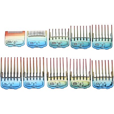 OEM Ensemble De 10 Peignes De Guidage Professionnels Pour La Coupe De Cheveux, Compatible Avec Les Tondeuses Whal. Accessoires De Coupe Magnétiques En Plastique Coloré. Outil De Salon De Coiffure. Publicité OEM Ensemble De 10 Peignes De Guidage Professionnels Pour La Coupe De Cheveux, Compatible Avec Les Tondeuses Whal. Accessoires De Coupe Magnétiques En Plastique Coloré. Outil De Salon De Coiffure. Publicité