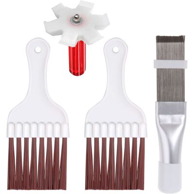 OEM 4pcs Brosse Et Peigne Nettoyage Condenseur Climatisation (fin Cleaner, Fin Straightener) - Publicité OEM 4pcs Brosse Et Peigne Nettoyage Condenseur Climatisation (fin Cleaner, Fin Straightener) - Publicité