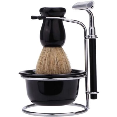 OEM Men S Rasoir Set Kit De Rasage Avec Stand Bol Et Brosse Ensemble De Soins Pour Rasage Mouillé Lisse Cadeaux De Rasage Idéaux Pour Les Hommes Et Les Coiffeurs - Publicité OEM Men S Rasoir Set Kit De Rasage Avec Stand Bol Et Brosse Ensemble De Soins Pour Rasage Mouillé Lisse Cadeaux De Rasage Idéaux Pour Les Hommes Et Les Coiffeurs - Publicité